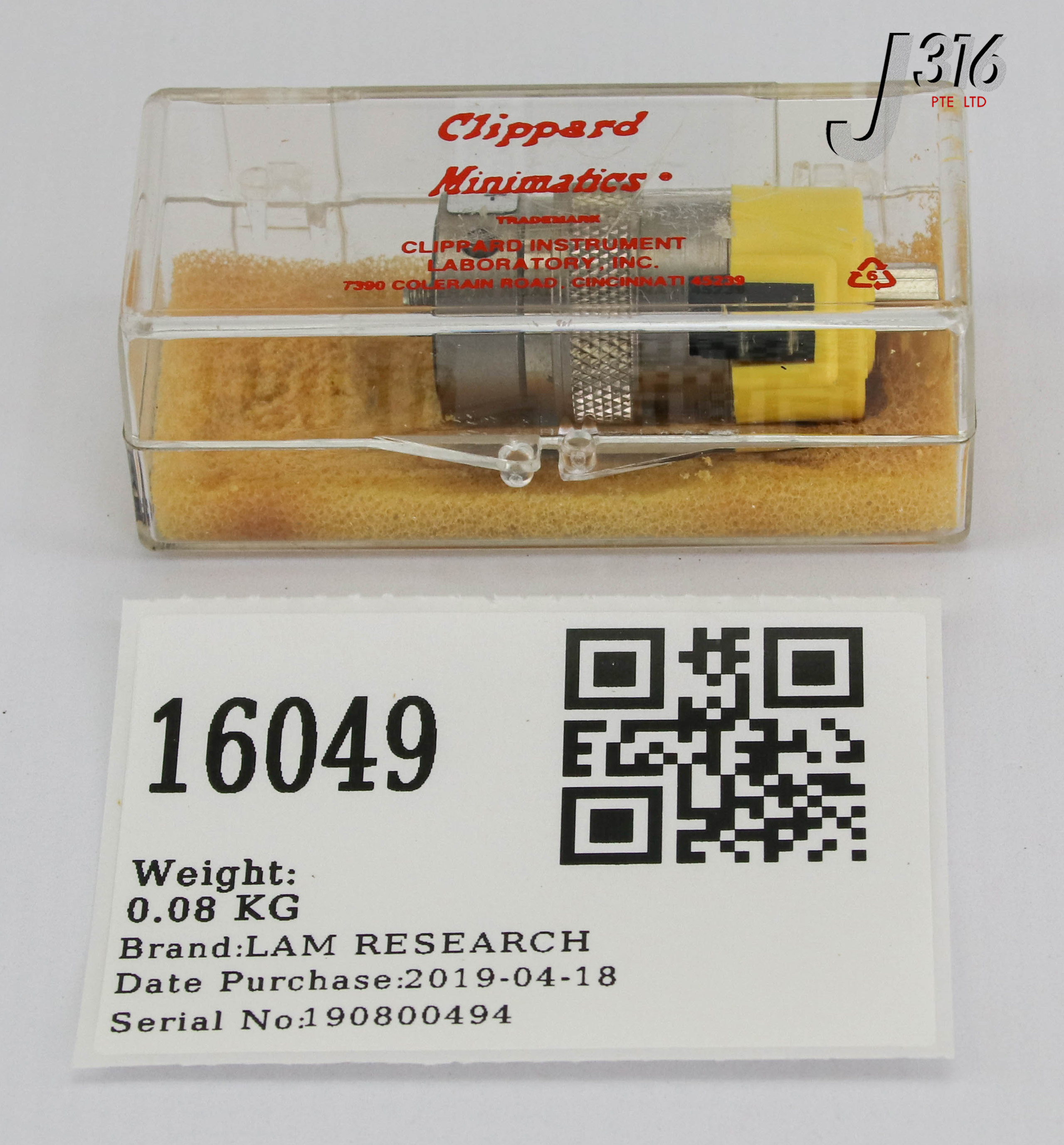 ？ 16049 CLIPPARD SOLENOID VALVE (NEW), LAM 766-000215-002 ETO-3M